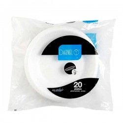 PLATO PANDO 18 CM X 20 UND