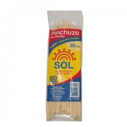 PINCHUZO BAMBU 25CM X 100...