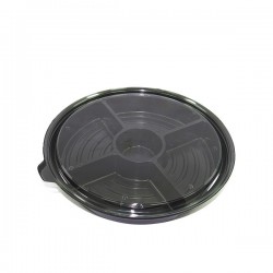 PLATO 4 DIVI CUAD/NEGRO X UN