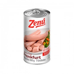 SALCHICHA FRANFURT ZENU X 380G