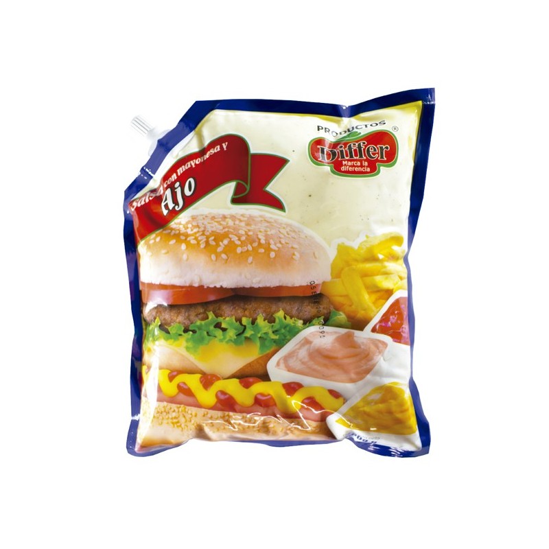 Salsa de Ajo Differ 1000 g (1 kg)