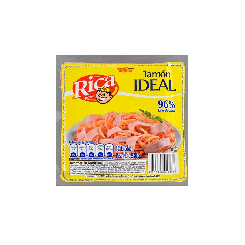 Jamon Rica Ideal 230 g
