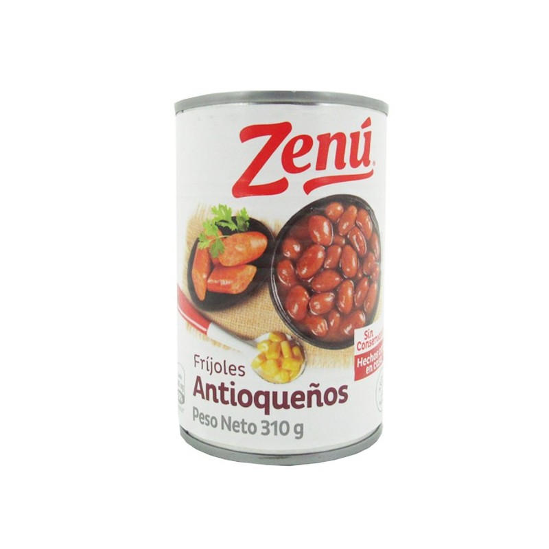 Frijol Antioqueño Zenú 310 g Lata