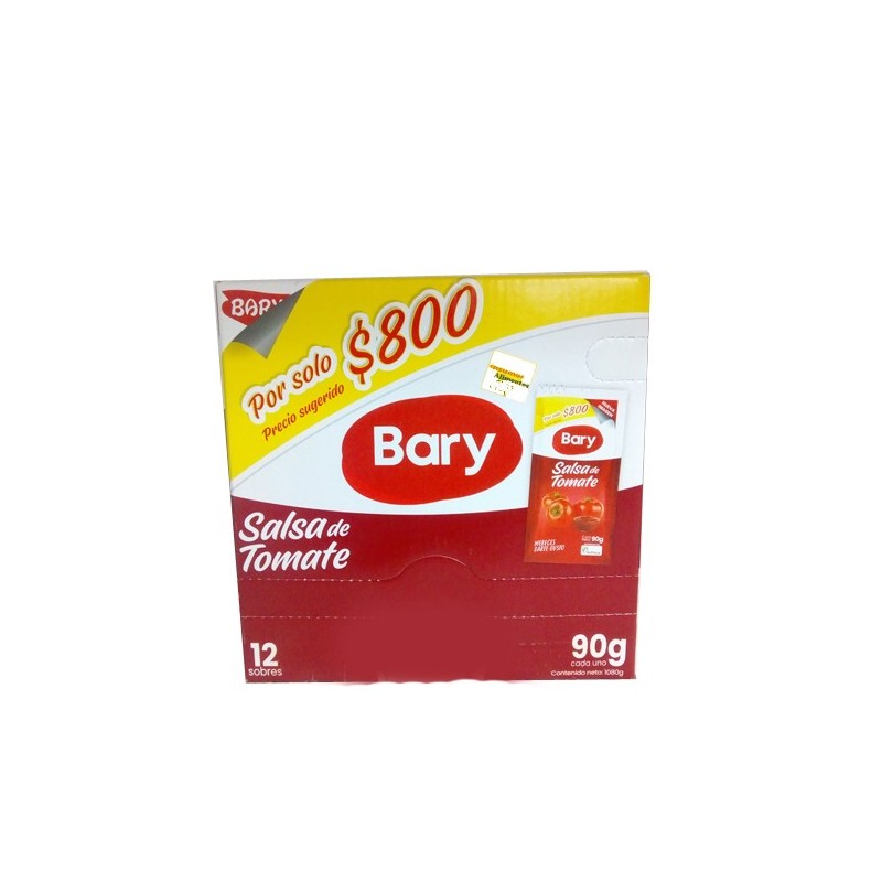 Salsa de Tomate Bary 110 g (Sin Válvula)