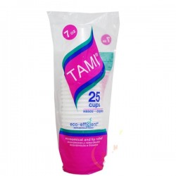 VASO 7 OZ TAMI X 25 UND