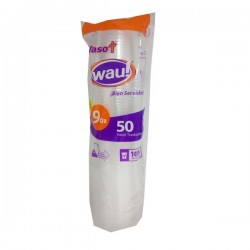 VASOT 9 OZ TRASLU X 50 UND