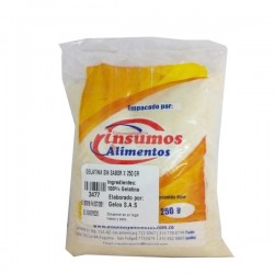 GELATINA SIN SABOR X 250 GR